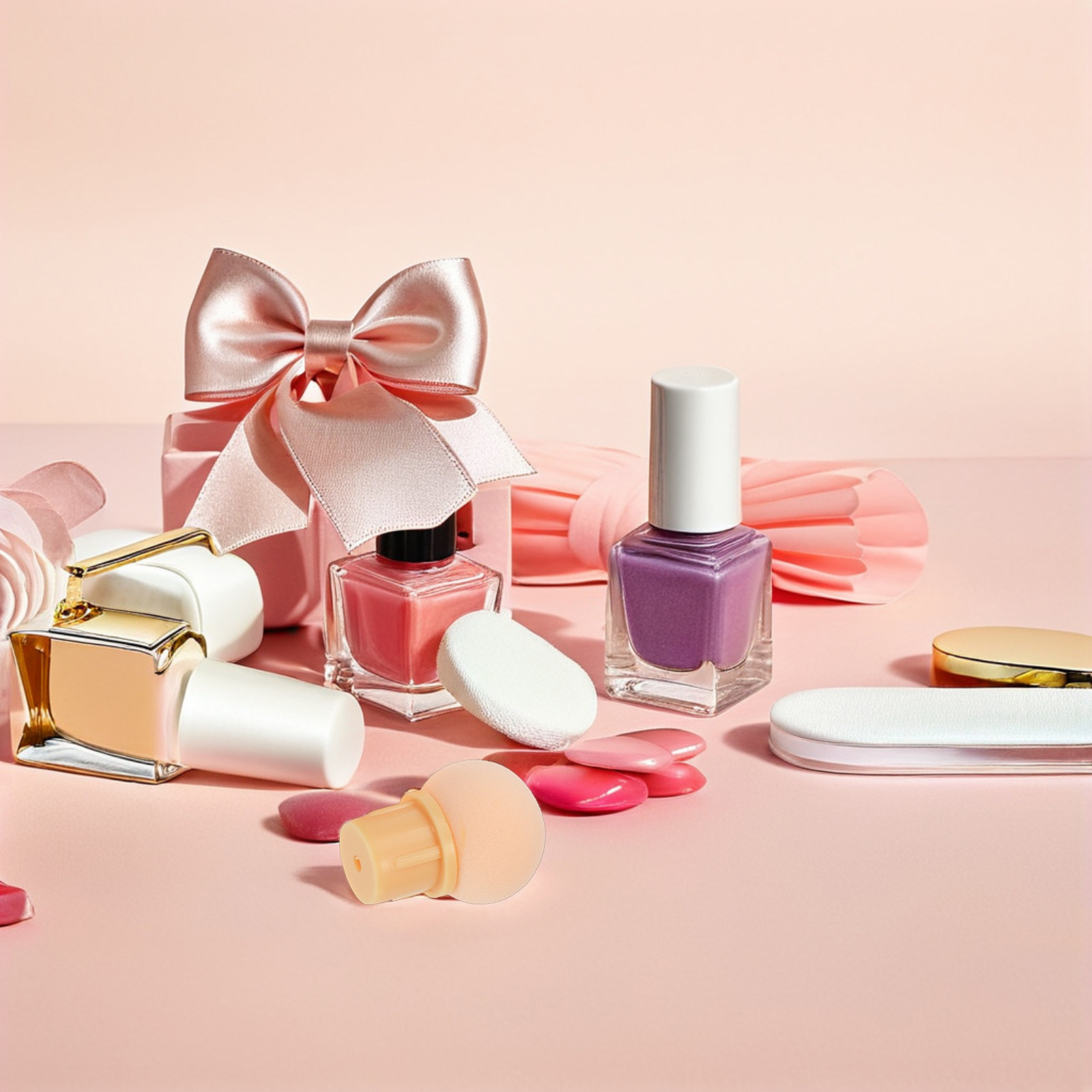 Nail Art Ombre - 50개입 옴브레 네일 스펀지 교체용 헤드,
