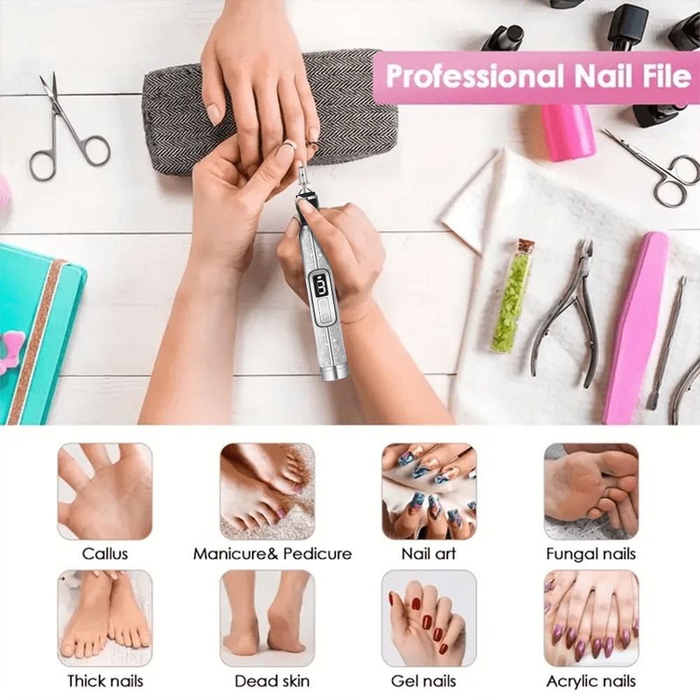 저소음 전동 네일 드릴 4단계 조절 가능 다중 기어 네 - Nail Drill Machine 리뷰 및 가격