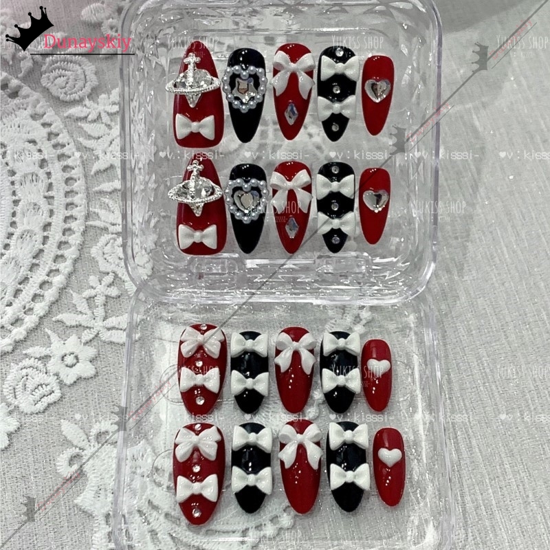 이누오*/니디 걸 오버도즈 지라이 케이 아메찬 Y2K  - Nail Art Press On 리뷰 및 가격