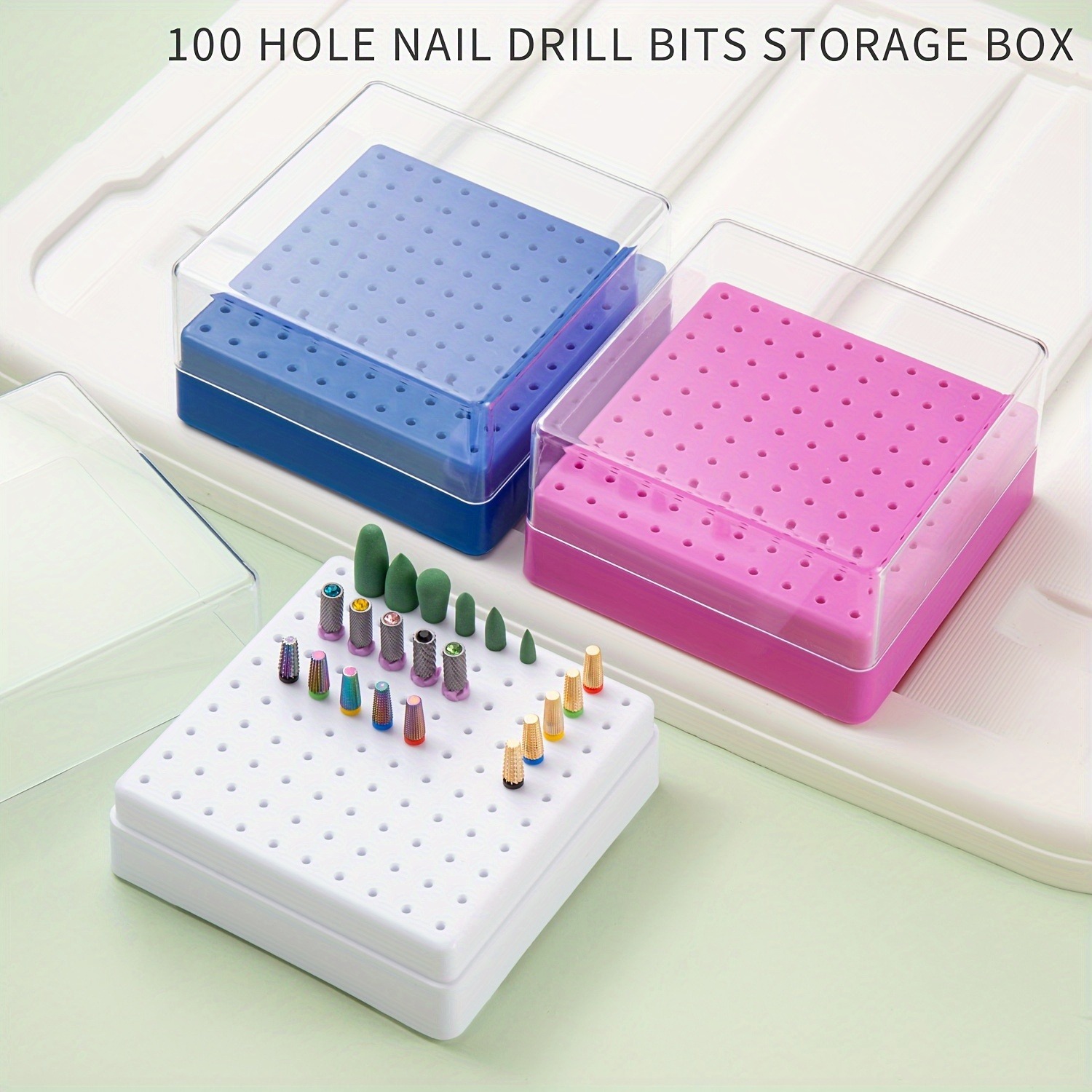30/100 홀 1PC 다양한 스타일의 휴대용 주최자, - Nail Drill Machine 리뷰 및 가격