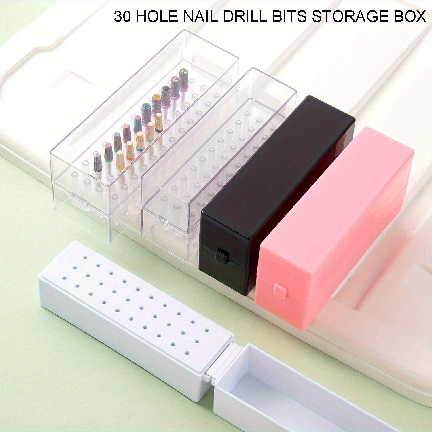 30/100 홀 1PC 다양한 스타일의 휴대용 주최자, - Nail Drill Machine 리뷰 및 가격