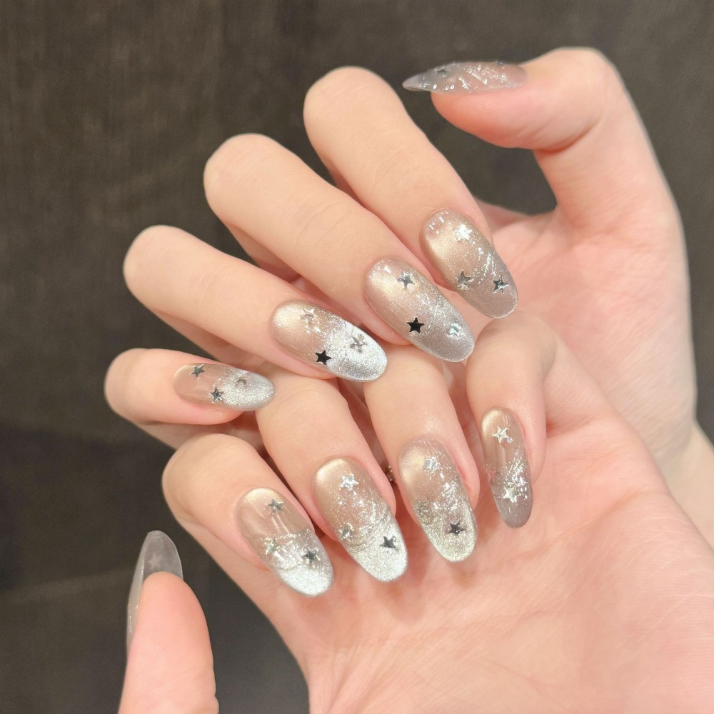 10개 고양이 눈 수제 가짜 네일 팁 스윗 체리 보우  - Nail Art Pink 리뷰 및 가격