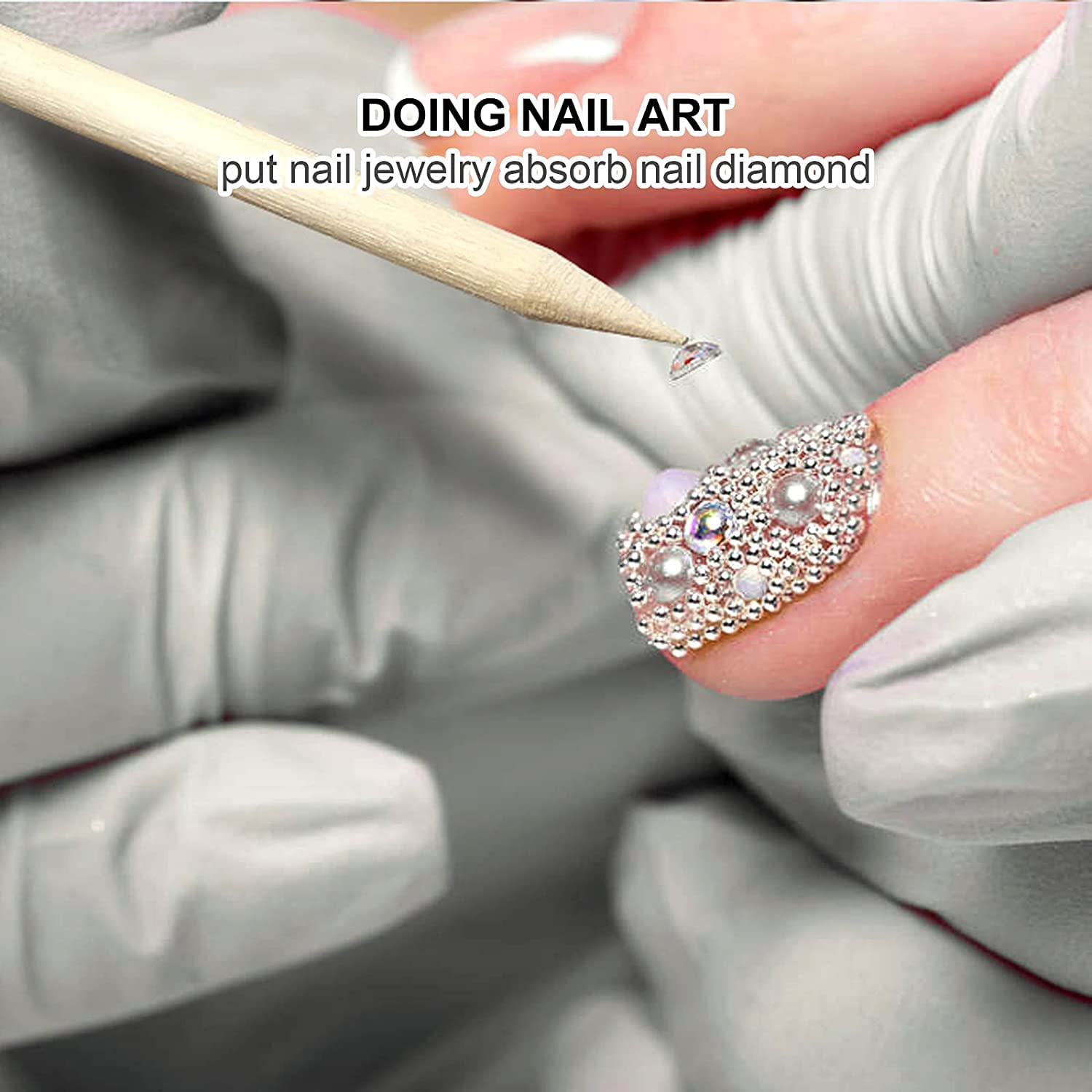 100/50Pcs 오렌지 우드 네일 스틱 양면 큐티클  - Nail Art Orange 리뷰 및 가격
